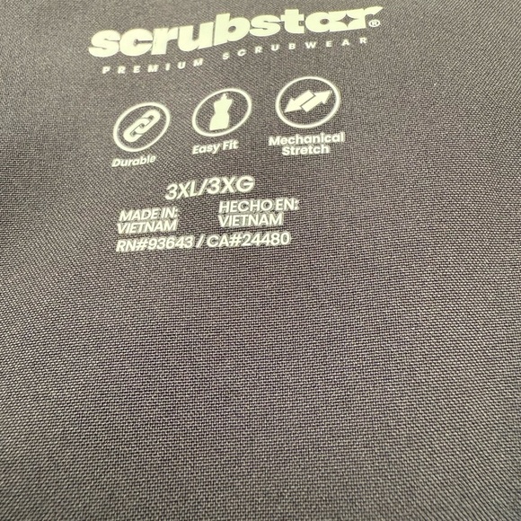Scrubstar Women's Core Essentials Pewter Scrubs Set Size: 3XL - Picture 4 of 7